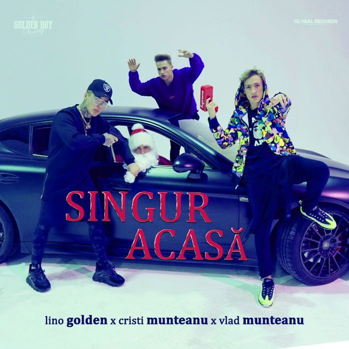 pay Stem Convert Lino Golden lansează împreună cu Vlad și Cristi Munteanu piesa „Singur  acasă”, de Crăciun - Exclusiv