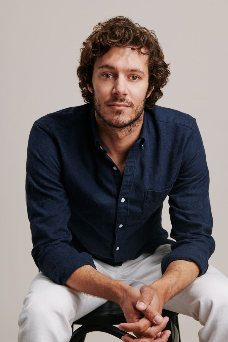 Adam Brody poses for a portrait with Buzzfeed News